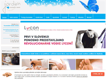 Tablet Screenshot of kozmetika-jordan.si